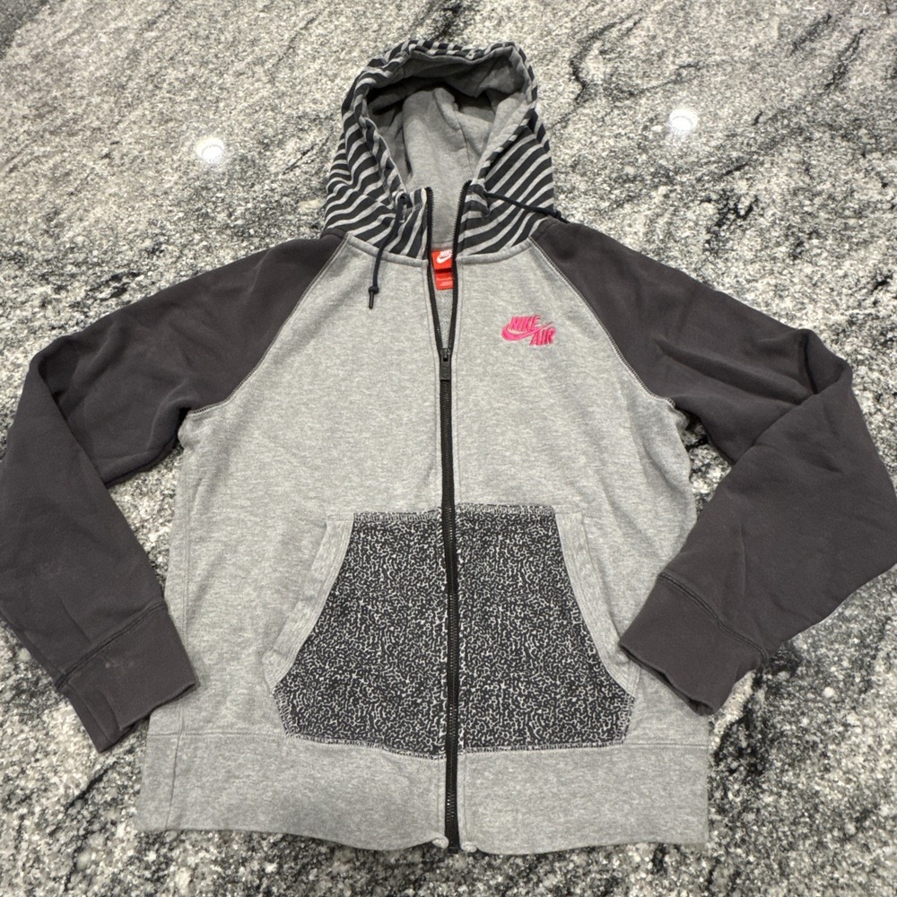 Zip-Up Hoodie Nike Vintage Red Tag center logo‎ swoosh Travis Style #880 Small